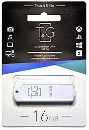 Флешка T&G 16GB 011 Classic Series USB 2.0 (TG011-16GBWH) White - фото Флешка T&G 16GB 011 Classic Series USB 2.0 (TG011-16GBWH) White