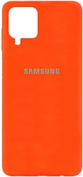 Чехол Epik Silicone Cover Full Protective (AA) Samsung A125 Galaxy A12 Neon Orange