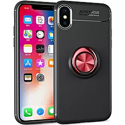 Чохол Deen ColorRing Apple iPhone XS Max Red/Black