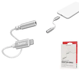 Аудио-переходник Hama M-F Lightning -> 3.5mm White - миниатюра 3