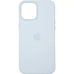 Чохол Apple Silicone Case Full with MagSafe and SplashScreen для Apple iPhone 12 Pro Max Cloud Blue