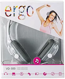 Наушники Ergo VD-300 Silver - фото Наушники Ergo VD-300 Silver