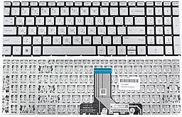 Клавиатура для ноутбука HP Pavilion 15-EG, 15-EH без рамки Original Silver