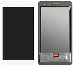 Дисплей для планшета Huawei MediaPad T1 7 (желтый шлейф) с тачскрином, оригинал, White - фото Дисплей для планшета Huawei MediaPad T1 7 (желтый шлейф) с тачскрином, оригинал, White