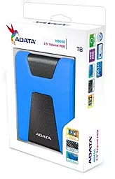 Внешний жесткий диск ADATA DashDrive Durable HD650 1TB (AHD650-1TU31-CBL) Blue - миниатюра 5