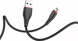 Кабель Pixus Start USB-A - micro USB 12w 2.4a 1м cable Black (4897058531374) - миниатюра 4