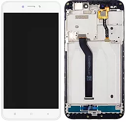 Дисплей Xiaomi Redmi 5A, Redmi Go с тачскрином и рамкой, White - фото Дисплей Xiaomi Redmi 5A, Redmi Go с тачскрином и рамкой, White