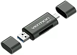 Кардридер Vention OTG USB 3.0 + Type C/TF/SD (CCHH0) - миниатюра 2