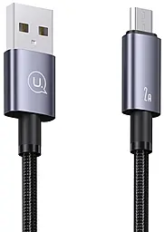 Кабель Usams USB-A - micro USB 10w 2a 2м cable Gray (US-SJ670) - фото Кабель Usams USB-A - micro USB 10w 2a 2м cable Gray (US-SJ670)