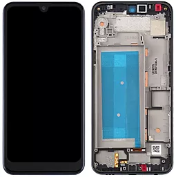 Дисплей LG K12 Max, K12 Prime, K50, Q60 (X520, X525) з тачскріном і рамкою, оригінал, Black