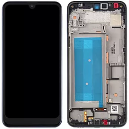 Дисплей LG K12 Max, K12 Prime, K50, Q60 (X520, X525) с тачскрином и рамкой, оригинал, Black - фото Дисплей LG K12 Max, K12 Prime, K50, Q60 (X520, X525) с тачскрином и рамкой, оригинал, Black