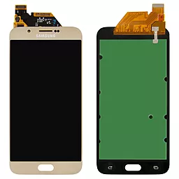 Дисплей Samsung Galaxy A8 A800 2015 с тачскрином, оригинал, Gold - фото Дисплей Samsung Galaxy A8 A800 2015 с тачскрином, оригинал, Gold