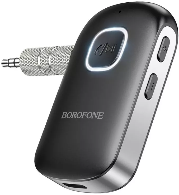 Bluetooth адаптер Borofone BC42 Car AUX BT Receiver Black - фото 6