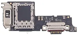 Нижняя плата Xiaomi 15 с разъемом зарядки, Sim-карты и микрофоном