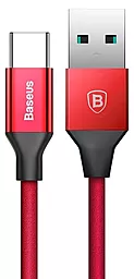 Кабель Baseus Yiven USB-A - Type-C 15w 3a 1.2м cable Red (CATYW-09) - фото Кабель Baseus Yiven USB-A - Type-C 15w 3a 1.2м cable Red (CATYW-09)