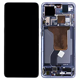 Дисплей Xiaomi 12S с тачскрином и рамкой, оригинал, Purple