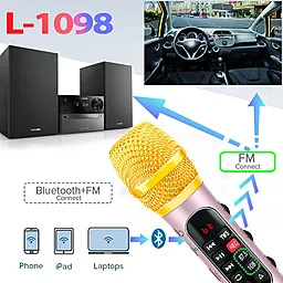 Микрофон Lewinner L-1098 Black - миниатюра 4 Микрофон Lewinner L-1098 Black - миниатюра 4