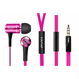 Навушники Awei ES-120i Pink