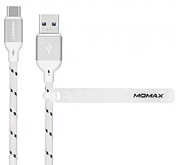 USB Кабель Momax USB-C to USB-A Cable White (DTA8W)