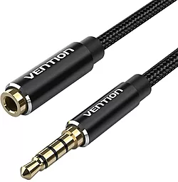 Аудіо подовжувач Vention AUX mini Jack 3.5mm M/F 8 м black (BHCBK) - фото Аудіо подовжувач Vention AUX mini Jack 3.5mm M/F 8 м black (BHCBK)