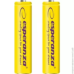 Аккумулятор Esperanza AAA Ni-MH 1000mAh (EZA101Y) 2шт Yellow