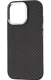 Чехол Case Carbon with Magsafe для Apple iPhone 13 Pro Max (788349) - фото Чехол Case Carbon with Magsafe для Apple iPhone 13 Pro Max (788349)