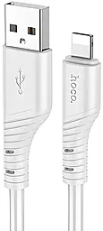Кабель USB Hoco X97 Crystal Silicone 12W 2.4A Lightning Cable light Gray