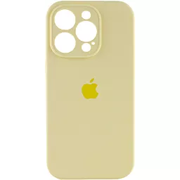 {"ru": "Чехол", "uk": "Чохол"} Silicone Case Full Camera для Apple iPhone 13 Pro Max Mellow yellow