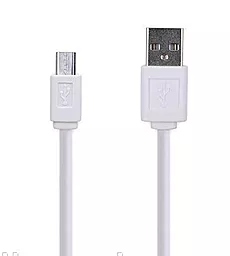 Кабель Havit HV-CB8601 USB-A - micro USB 12w 2.4a 1м cable White