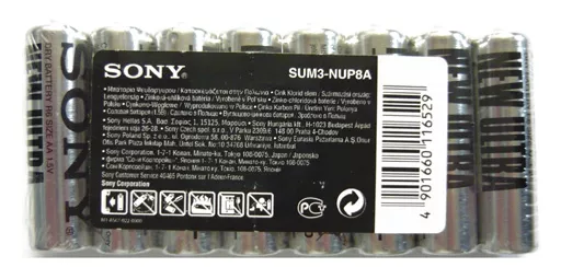 Батарейки Sony AAA / R03 Ultra 8шт - фото 2