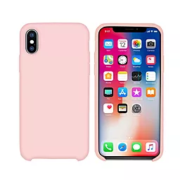 Чехол Intaleo Velvet Apple iPhone X Pink (1283126493430)
