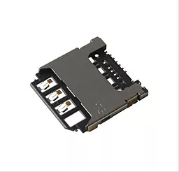 Конектор SIM-карти Samsung S5280 / S5282 / S5310 / S5312 / S7262 / i9190 / i9195 - фото Конектор SIM-карти Samsung S5280 / S5282 / S5310 / S5312 / S7262 / i9190 / i9195