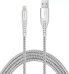 Кабель Ttec 2DKX01LG USB-A - Lightning 12w 2.4a 1.5м cable Silver