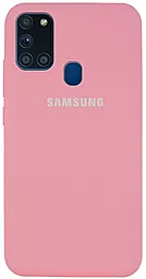 Чехол Epik Silicone Cover Full Protective (AA) Samsung A217 Galaxy A21s Pink