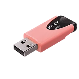 Флешка PNY 64 GB Attache 4 USB 2.0 (FD64GATT4PAS1KL-EF)