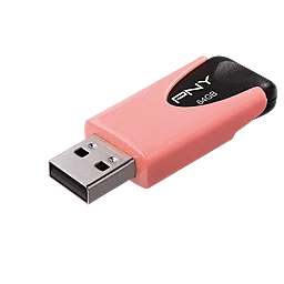 Флешка PNY 64 GB Attache 4 USB 2.0 (FD64GATT4PAS1KL-EF) - фото Флешка PNY 64 GB Attache 4 USB 2.0 (FD64GATT4PAS1KL-EF)