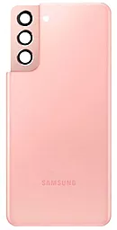 Задняя крышка корпуса Samsung Galaxy S21 5G G991 со стеклом камеры Original Phantom Pink - фото Задняя крышка корпуса Samsung Galaxy S21 5G G991 со стеклом камеры Original Phantom Pink