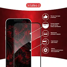 Защитное стекло Intaleo Full Glue для Apple Iphone 13 Black (1283126514968) - миниатюра 2