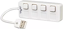 USB хаб Frime 4хUSB2.0 Hub White (FH-20011) - миниатюра 2