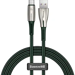 Кабель Baseus Water Drop-Shaped Lamp USB-A - Type-C 66w 6a 2м Huawei SCP cable Green (CATSD-N06) - фото Кабель Baseus Water Drop-Shaped Lamp USB-A - Type-C 66w 6a 2м Huawei SCP cable Green (CATSD-N06)
