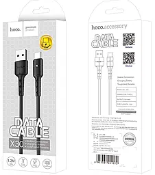 Кабель Hoco X30 Star Charging USB-A - Type-C 10w 1.2м cable Black - миниатюра 5 Кабель Hoco X30 Star Charging USB-A - Type-C 10w 1.2м cable Black - миниатюра 5