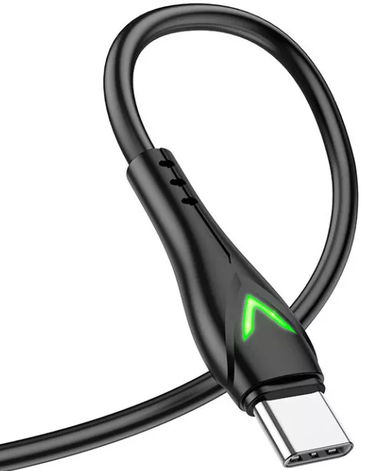 Кабель Borofone BX65 USB-A - Type-C 15w 3a 1м cable Black - фото 4