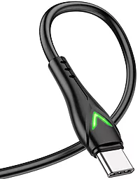 Кабель Borofone BX65 USB-A - Type-C 15w 3a 1м cable Black - мініатюра 4 Кабель Borofone BX65 USB-A - Type-C 15w 3a 1м cable Black - мініатюра 4