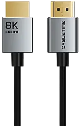 Відеокабель HDMI v2.1 8k 60hz 2м black (CA915910) Cabletime - фото Відеокабель HDMI v2.1 8k 60hz 2м black (CA915910) Cabletime