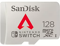 Карта пам'яті SanDisk microSDXC Nintendo Switch 128GB Class 10 (SDSQXAO-128G-GN3ZY) - фото Карта пам'яті SanDisk microSDXC Nintendo Switch 128GB Class 10 (SDSQXAO-128G-GN3ZY)