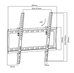 Кріплення для телевізора CHARMOUNT CT-PLBE3012АН - мініатюра 3