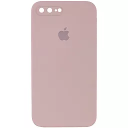 Чохол Silicone Case Full Camera Square для Apple iPhone 7 Plus, iPhone 8 Plus Pink Sand