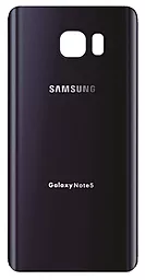 Задняя крышка корпуса Samsung Galaxy Note 5 N920  Black Sapphire