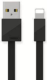 Кабель Remax Blade USB-A - Lightning 12w 2.4a 1м cable Black (RC-105i) - фото Кабель Remax Blade USB-A - Lightning 12w 2.4a 1м cable Black (RC-105i)