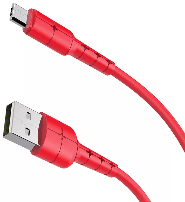 Кабель Hoco X30 Star USB-A - micro USB 10w 1.2м cable Red - фото 4